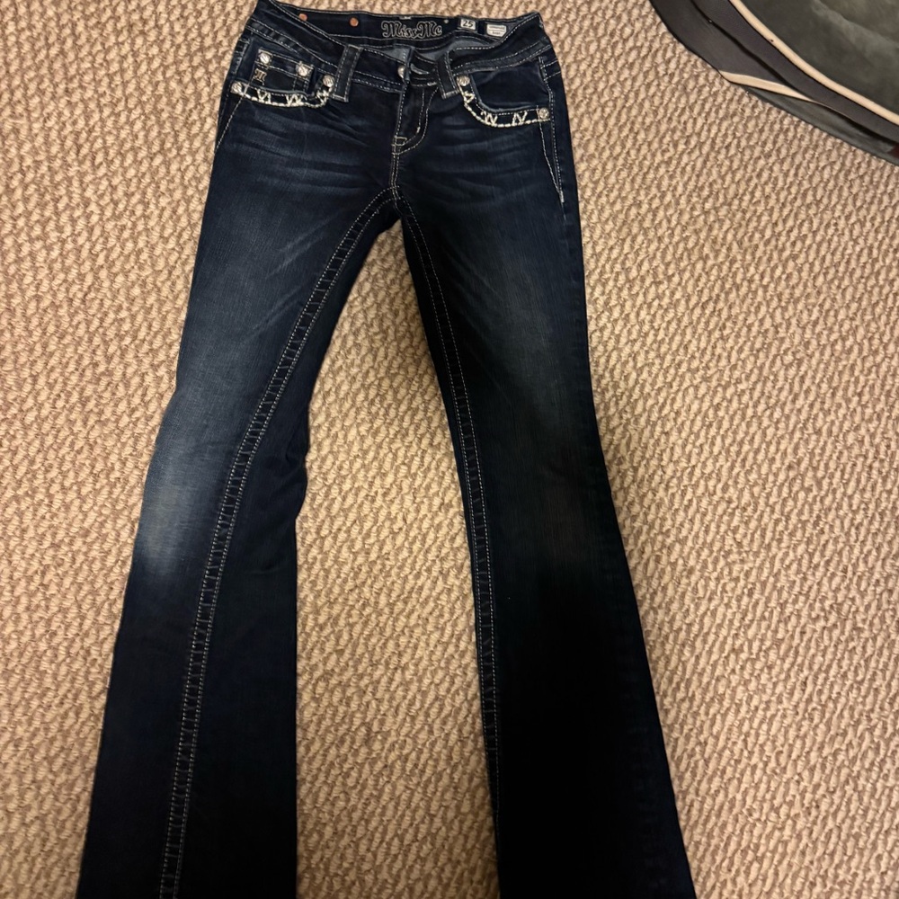 Miss Me Dark Blue Boot Cut Jeans